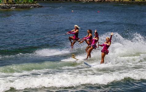 Free Images Paddle Splash Extreme Sport Wakeboarding Australia