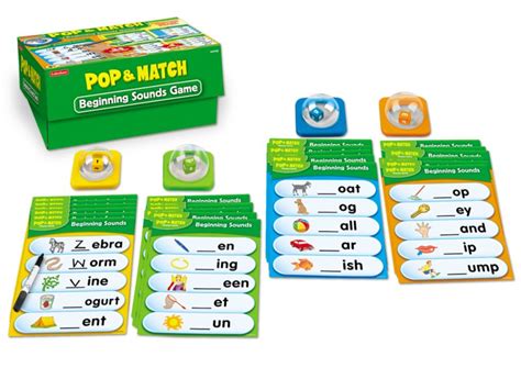 Teach Child How To Read Phonics Sound Matching Game