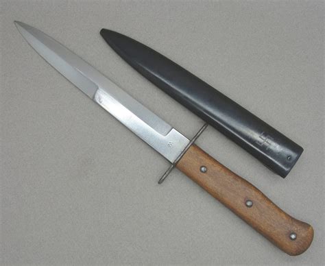 Ww2 German Fighting Knife Marked W On Blade Original German Militaria