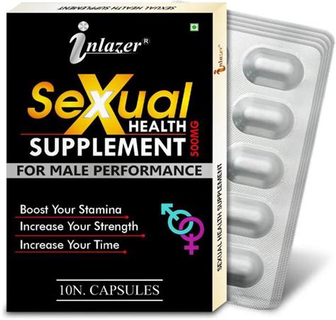Inlazer Sexual Health Ayurvedic Pill Regains Activeness Maintains Male Vitality 10 Capsules