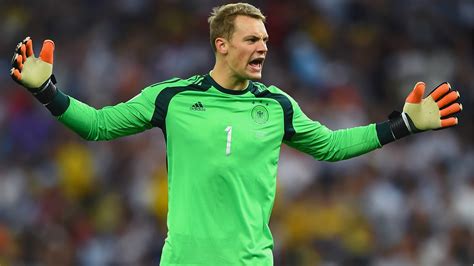 Manuel peter neuer is a german professional footballer who plays as a goalkeeper for and captains both the bundesliga club. Manuel Neuer Germany Argentina Fifa World Cup Brazil Final ...