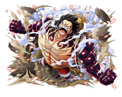 Luffy được khắc họa là một nhân vật vô âu và dễ dãi với một hoài bão lớn và một sức ăn kinh khủng. Mô hình Figure Luffy Gear 4 BOUNCE MAN