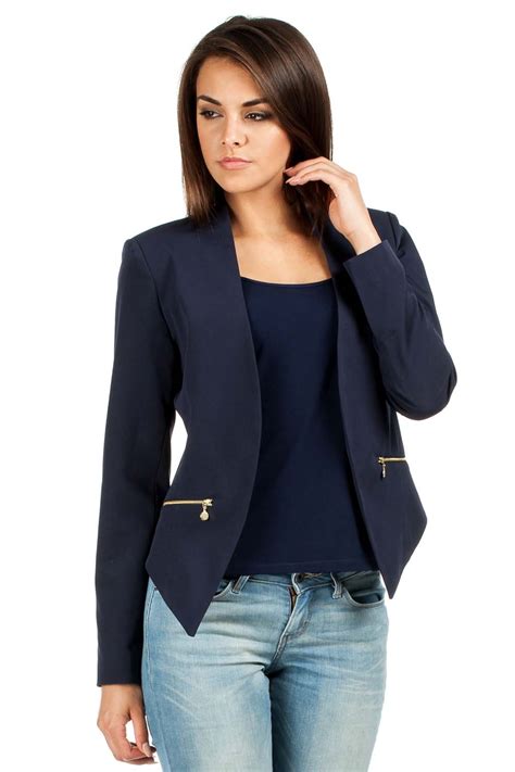 Üstelik women's blue jackets aramanızı ücretsiz kargo, hızlı teslimat veya ücretsiz iadeye göre de filtreleyebilirsiniz! Dark Blue Unique Collar Women Blazer Jacket
