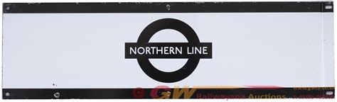 London Underground Enamel Station Frieze Sign Lt Modern Image