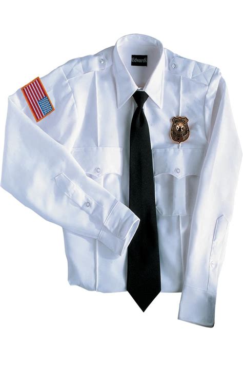 Edwards 1275 Edwards Long Sleeve Security Uniform Shirts Unisex