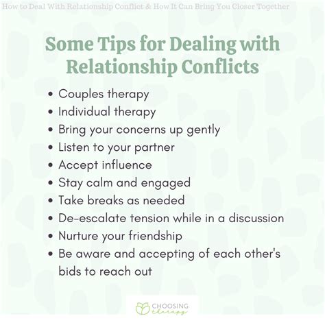 How To Deal With Relationship Conflict