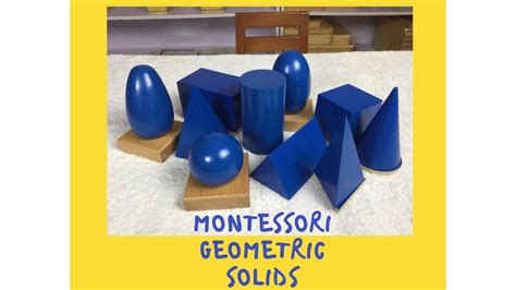 Montessori Geometric Solids YouTube