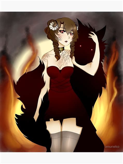 Anime Wolf Demon Girl