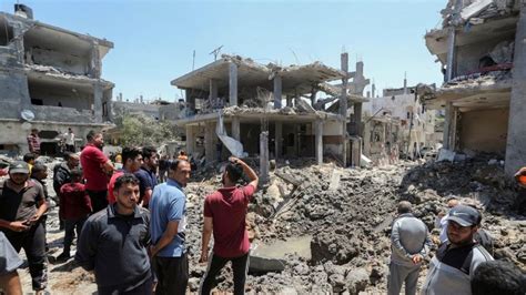Conflicto israelí palestino los ataques en la Franja de Gaza se