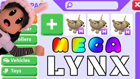 Adopt Me Mega Neon Lynx Youtube