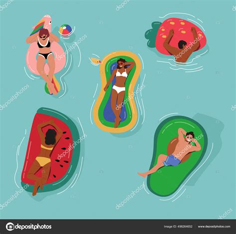 Detail Gambar Orang Sedang Berenang Dalam Bentuk Kartun Koleksi Nomer 32