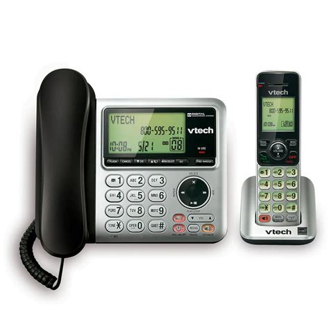 Vtech Cs6649 Dect 60 Expandable Cordedcordless Phone With Answering