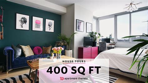 Esis Bold 400 Square Foot Brooklyn Studio House Tours Apartment