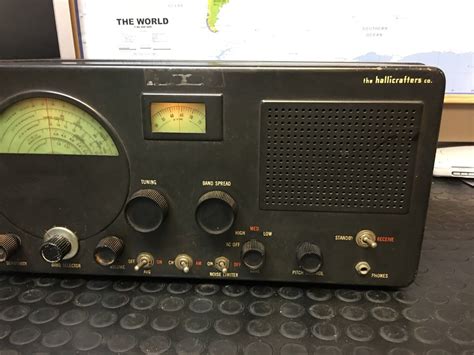 Vintage 50s Tube Radio Hallicrafters S 77 Shortwave Radio Receiver 220v Ebay