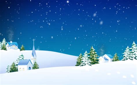 Hd Beautiful Christmas Scene Animated Art Light Snow