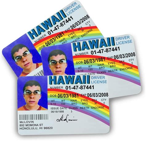 Mclovin Id An Ode To The Iconic Fake Id Where To Buy One And More Rare