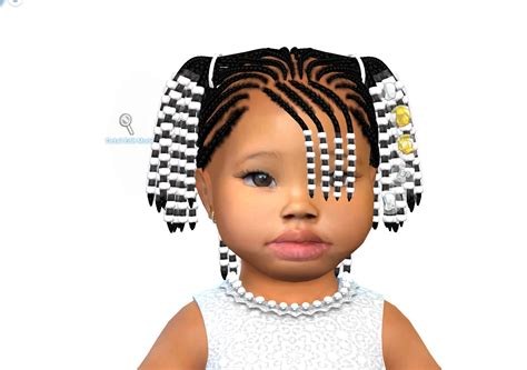 Toddler Skin Blasian Nalani Princess Barxbie Sims 4 Toddler Sims