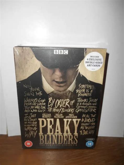 New Sealed Bbc Peaky Blinders Complete Series 1 5 Dvd Boxset And 4 Art Cards 1894 Picclick