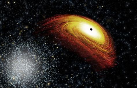 Supermassive Black Hole Whirls Around A More Massive Black Hole
