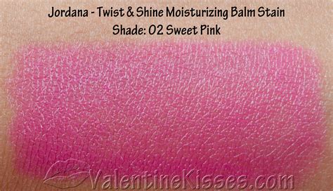 Valentine Kisses Jordana Twist Shine Moisturizing Balm Stains All