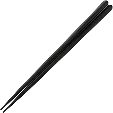 Black Plastic Chopsticks Japanese Style Hexagon Chopsticks