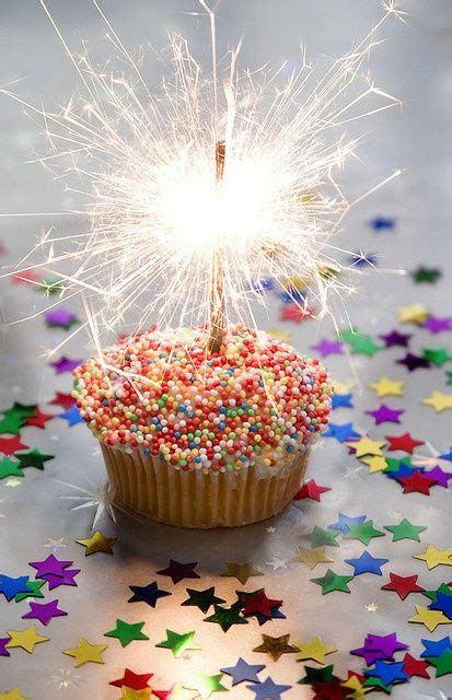 Birthday Cupcake Birthday Sparklers Happy Birthday Images Happy Birthday Greetings