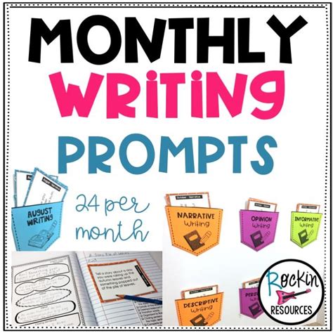The Months Writing Prompts For Students To Use