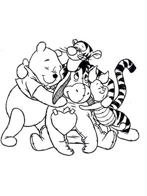 Winnie The Pooh Coloring Pages Halloween Christopher Myersas