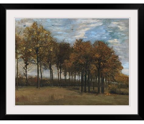 Vault W Artwork Autumn Landscape Ca1885 By Vincent Van Gogh Print