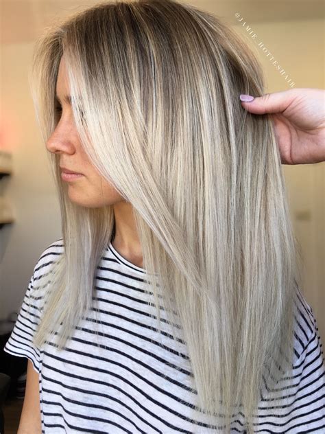 To put it simply, lob is classic and universal. Instagram @hotteshair Balayage Blonde | Straight blonde ...