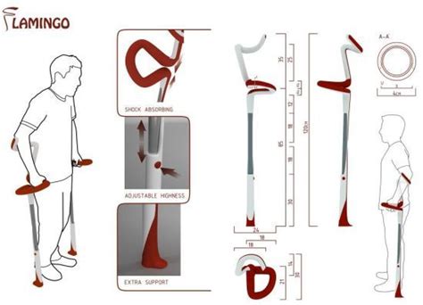 Flamingo Crutches Offer Stability And Precise Mobility To Users