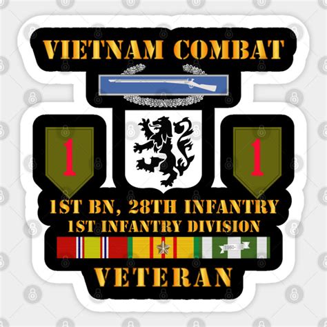 Vietnam Combat Infantry Veteran W 1st Bn 28th Inf 1st Inf Div Hat
