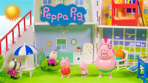 Peppa Pig Holiday Sunshine Villa Playset Peppa Pig Casa De Vacaciones