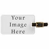 Luggage Tag Business Card Template