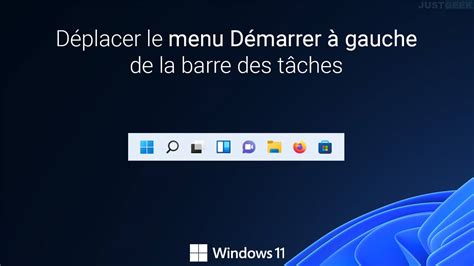 Aligner Le Menu Démarrer à Gauche Sur Windows 11