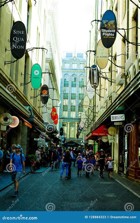 Degraves Street Melbourne Editorial Stock Photo Image Of Stunning
