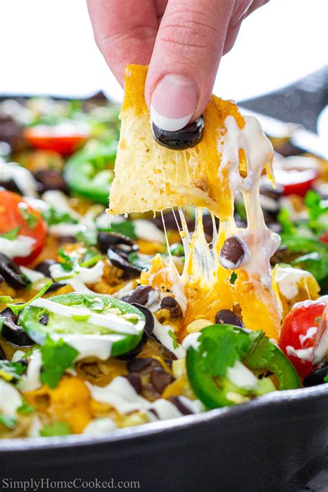 loaded chicken nachos recipe simply home cooked