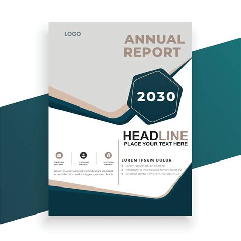 Annual Report Cover Design Template 2514696 Vector Art At Vecteezy