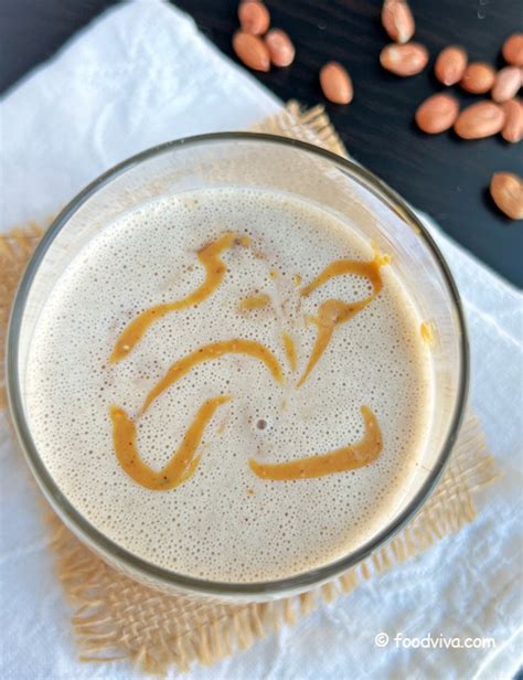 Peanut Butter Smoothie Recipe With Banana Oats And Milk