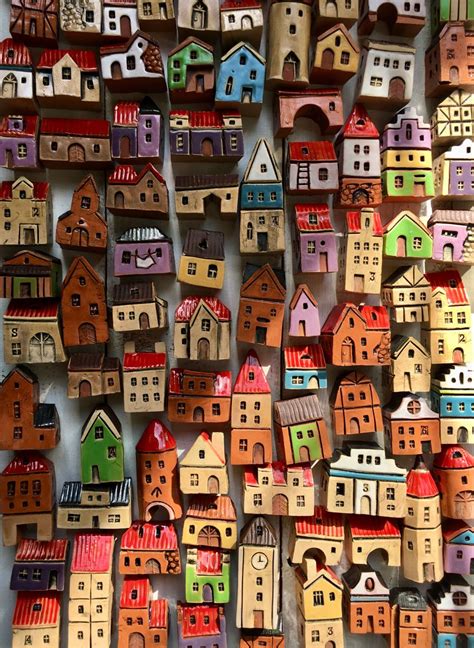mini houses | Керамика, Сенсорные коробки, Деревянные домики