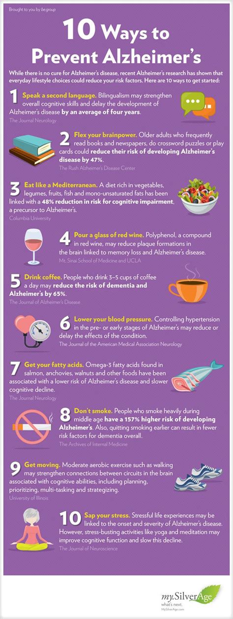 10 Ways To Prevent Alzheimers Infographic Alzheimers Infographic And Tau Protein
