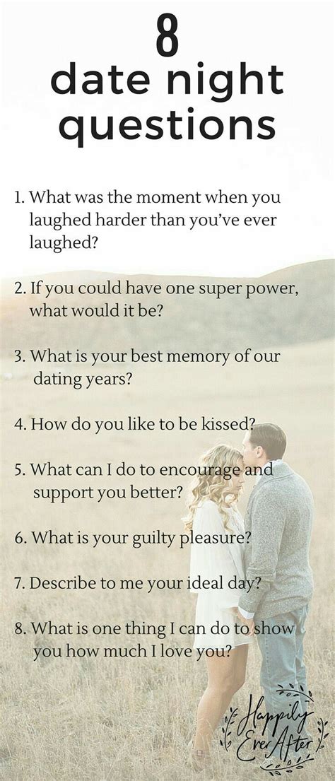 dating questions to ask woman