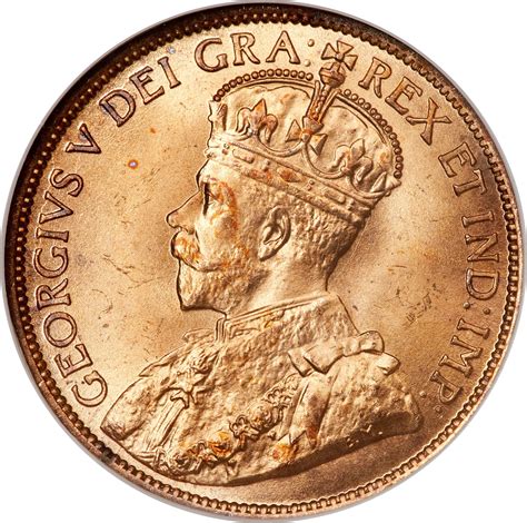 Canada 1 Cent 1912 1920 George V Foreign Currency
