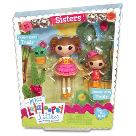 Mini Lalaloopsy Sisters Prairie And Troubles Dusty Trails Toy Madness