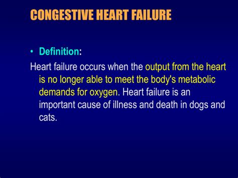 Medical Term For Congestive Heart Failure Doctorvisit