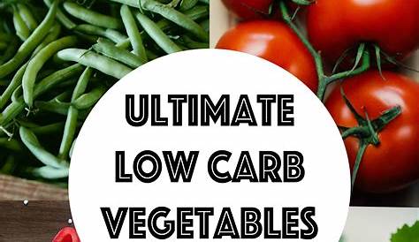 carb list for fruits and vegetables