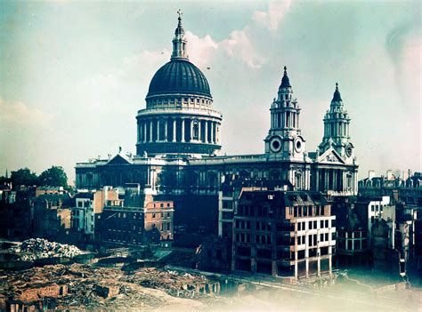 Rarely Seen Color Photographs Of London During World War Ii Vintage