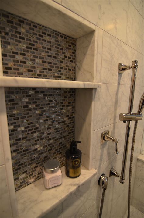 Tiled Niche In The Shower