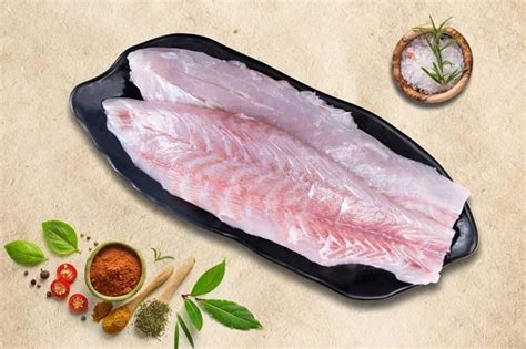 Bhetki ভেটকী Barramundi Asian Seabass Kalanji Boneless Fillet 230 To 250g Pack Buy