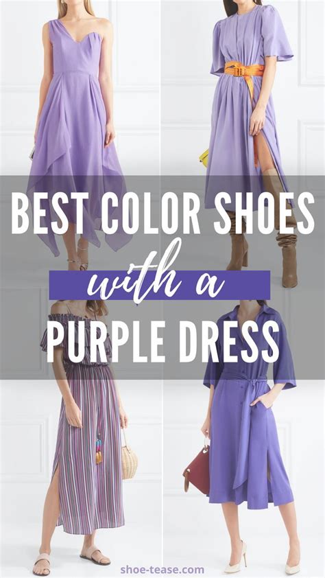 Looking For The Best Shoe Colors To Style With A Purple Dress Find Out The Top Color Shoes To